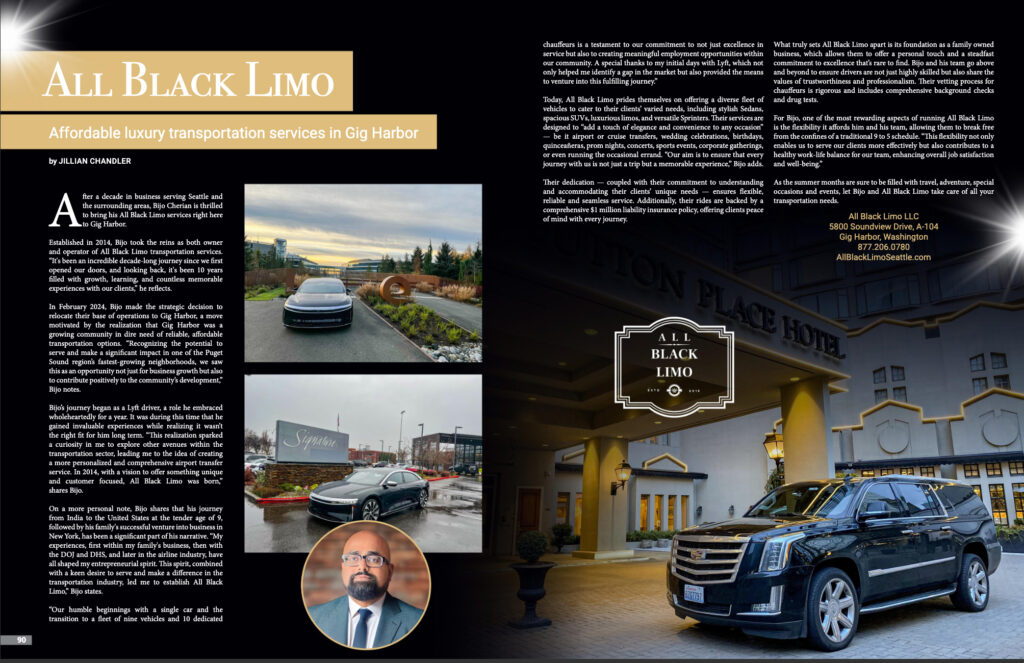 All Black Limo | Luxury Transportation Seattle | Premium Transportation in Seattle