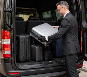 How much to tip airport shuttle driver luggage loading 360x320