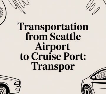 Transportation from seattle airport to cruise port transportation illustration 360x320