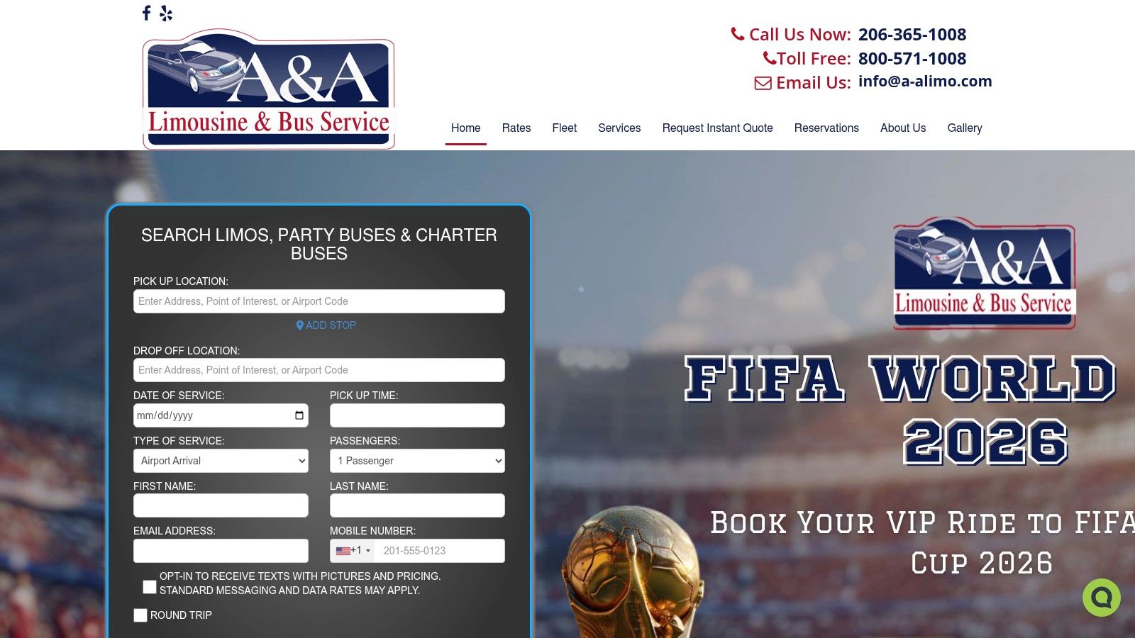 A&A Limousine & Bus Service