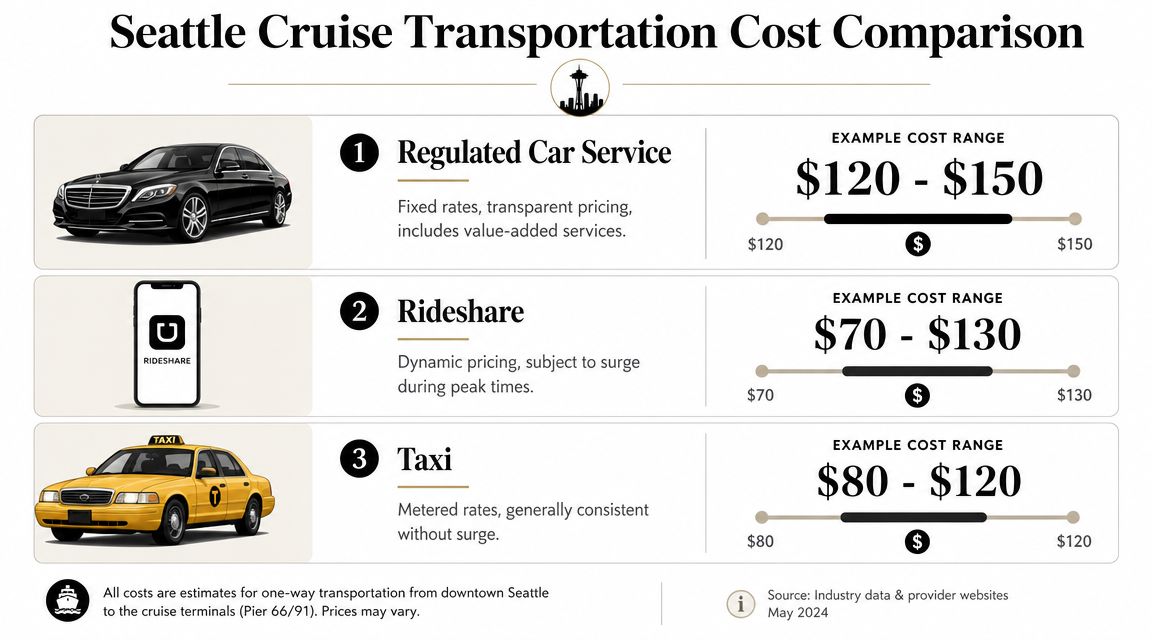 Comparing Costs What to Expect for Your Seattle Cruise Transportation
