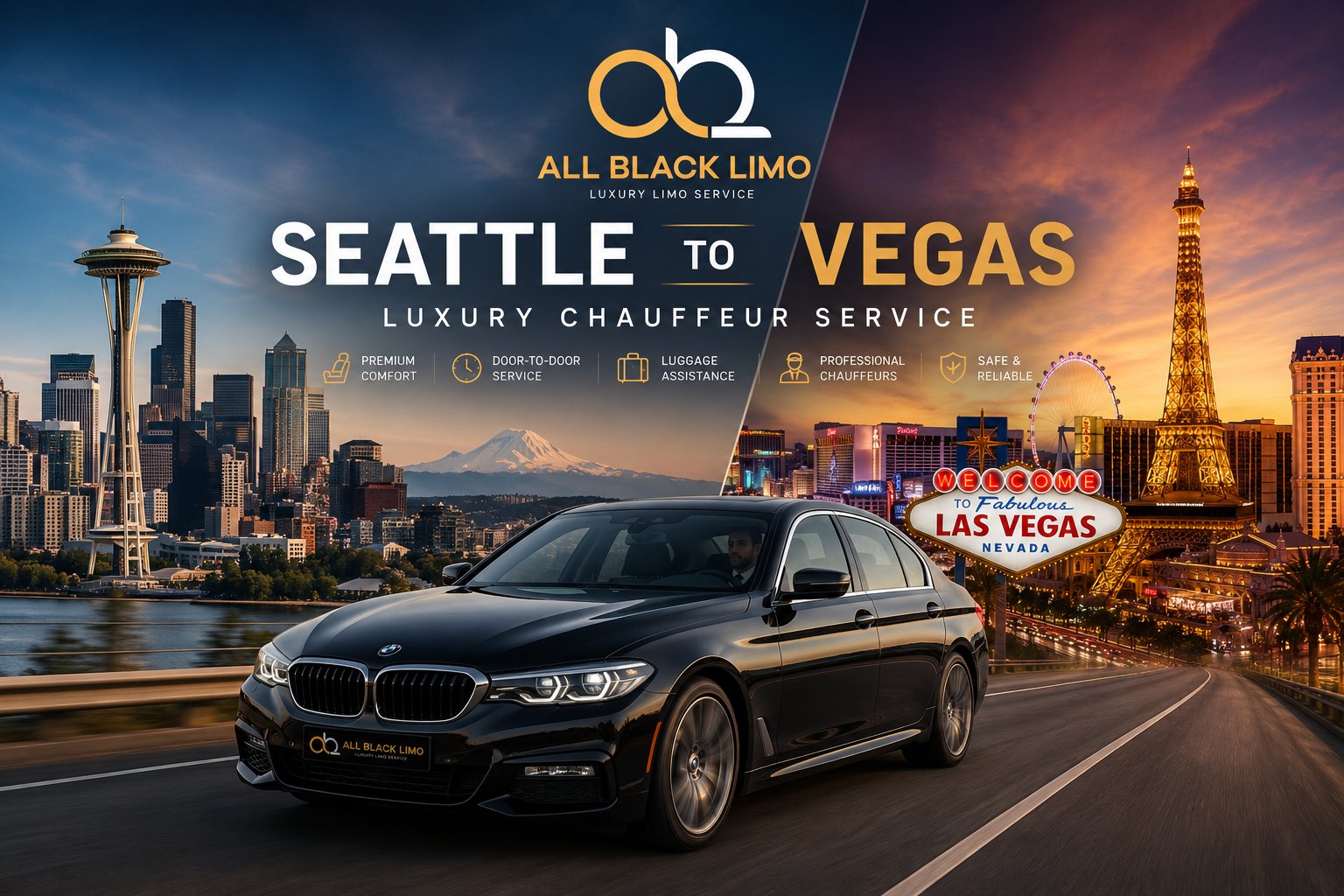 Seattle to las vegas drive distance routes and best stops limo service
