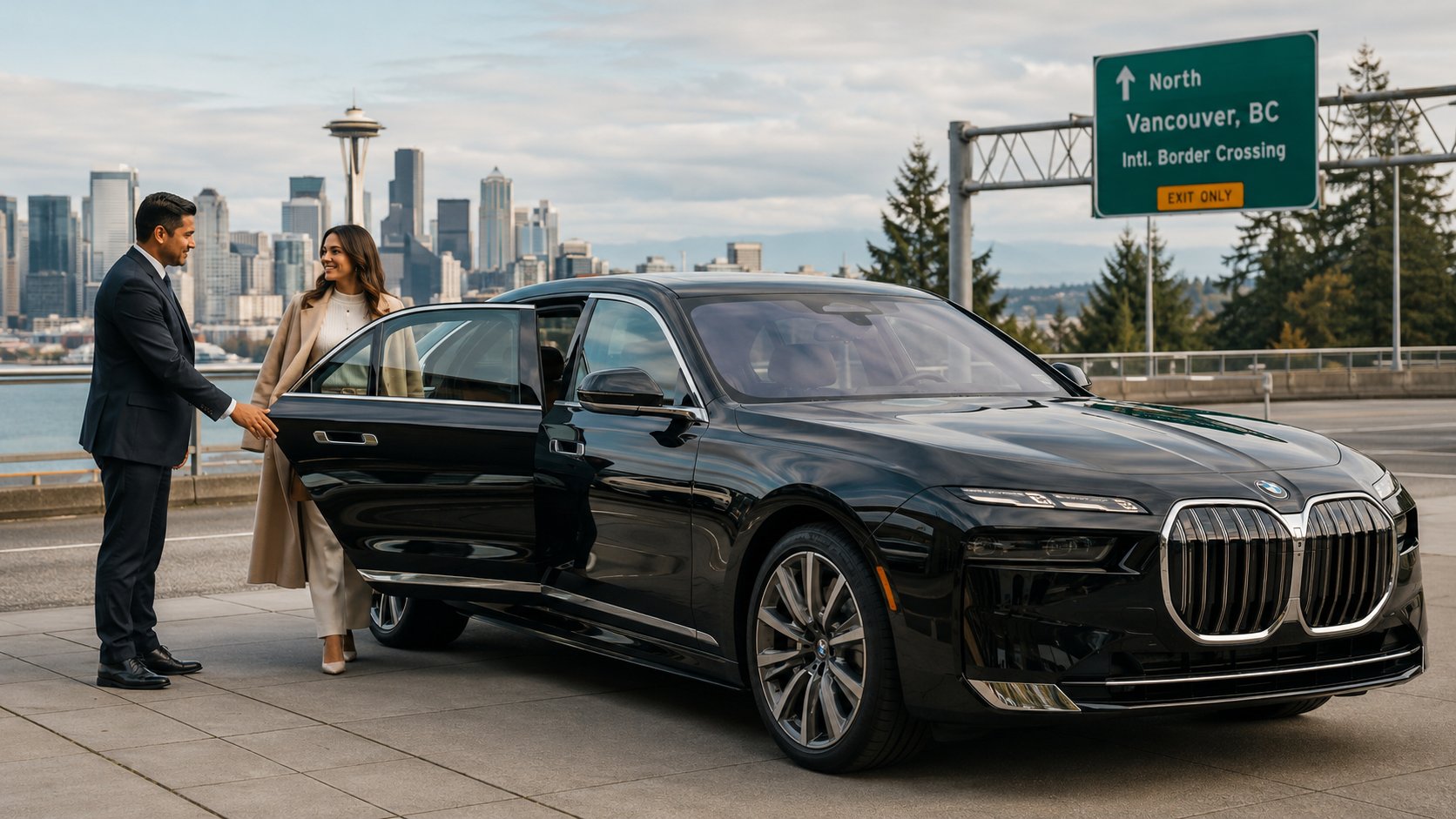 Seattle to vancouver drive distance route and border tips luxury car