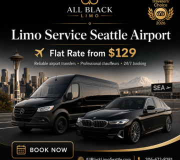 Limo service seattle airport flat rate from 139 limo advertisement 360x320