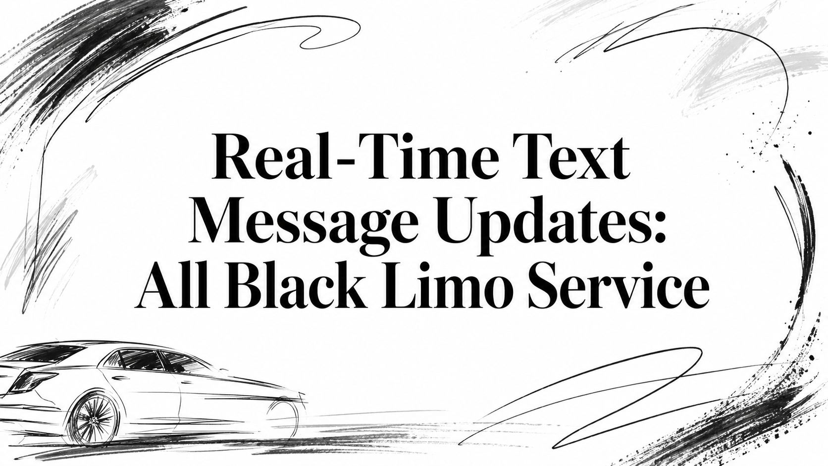 Text message updates limo service