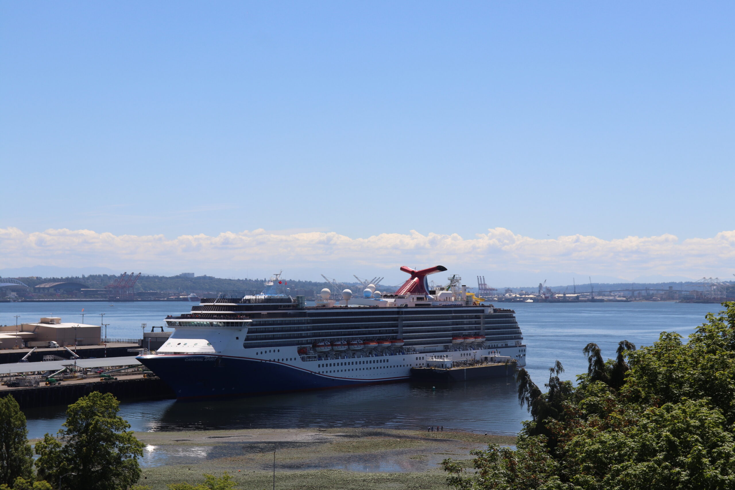 Seattle cruise transfer black car to Pier 91 and Pier 66